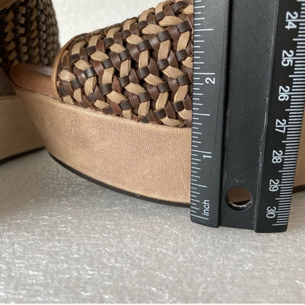 UGG Australia Women's Doha Wedge Platform Sandal Braided Woven Brown Size 9 - Picture 7 of 8